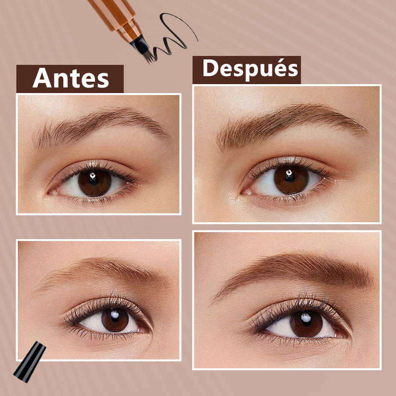Sabax® Lápiz impermeable de cuatro puntas para barba y cejas ✨