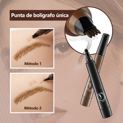 Sabax® Lápiz impermeable de cuatro puntas para barba y cejas ✨