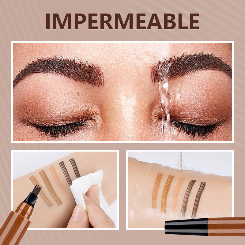 Sabax® Lápiz impermeable de cuatro puntas para barba y cejas ✨