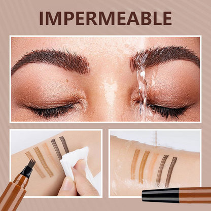 Sabax® Lápiz impermeable de cuatro puntas para barba y cejas ✨