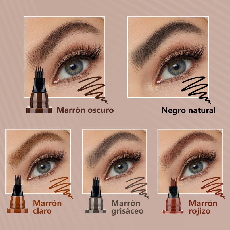 Sabax® Lápiz impermeable de cuatro puntas para barba y cejas ✨