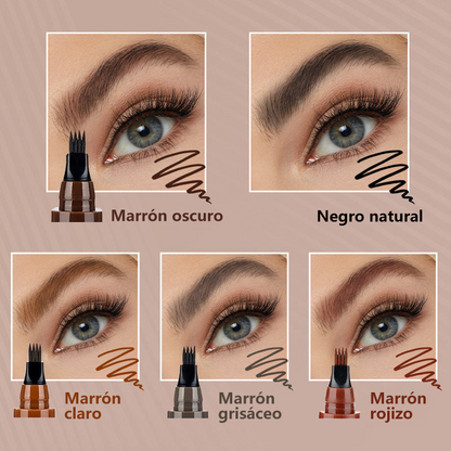Sabax® Lápiz impermeable de cuatro puntas para barba y cejas ✨
